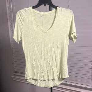 Old Navy Green Fitted Short Sleeve T-Shirt